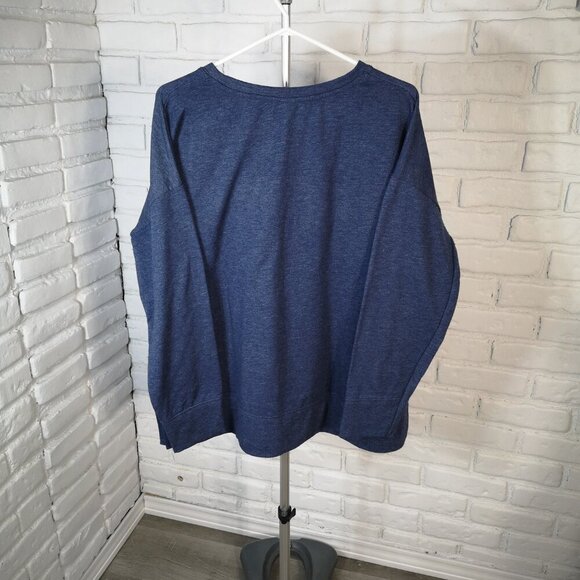 NFL Team Apparel Ladies Size XXL Fleece Lined Navy Patriots Logo Sleepwear - Picture 2 of 8